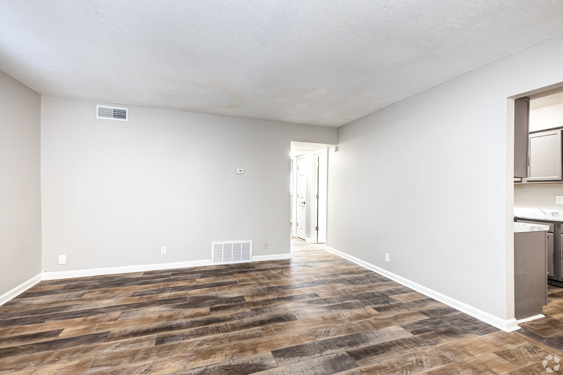 Brittany Village Apartments living room in Saint Joseph Missouri